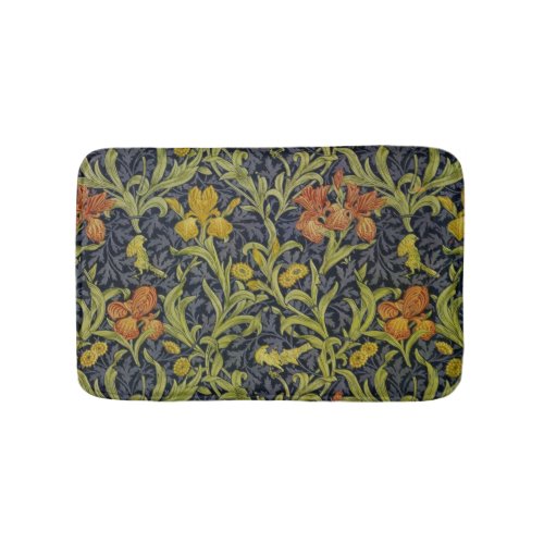 Iris Pattern by William Morris Bath Mat