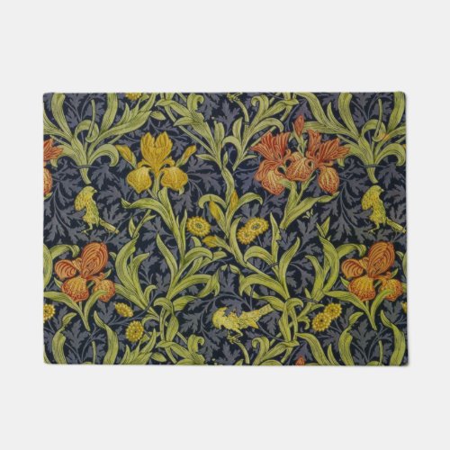 Iris Pattern by William Morris Doormat