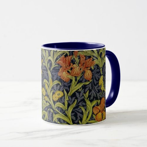 Iris Pattern by William Morris Mug