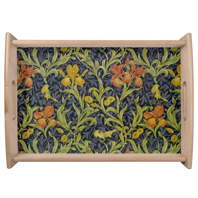 Iris Pattern (by William Morris) Serving Tray (Front)
