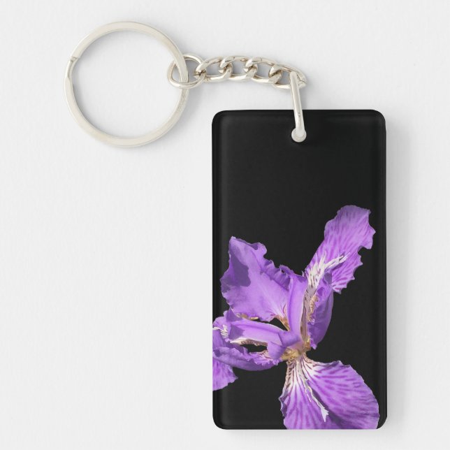 Iris Purple Keychain (Front)