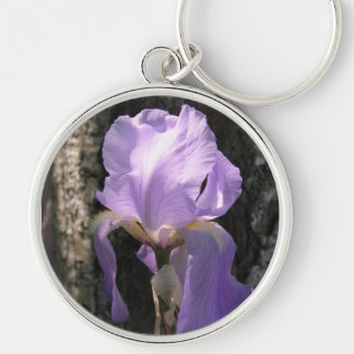 Iris Purple Keychain