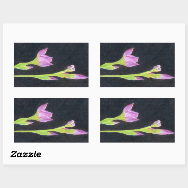 Iris Rectangular Sticker (Sheet)