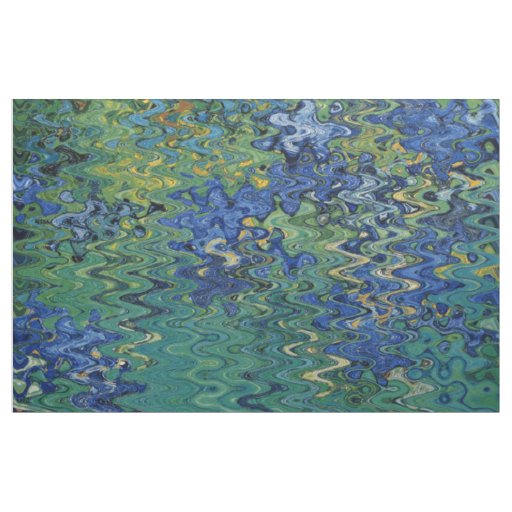 IRIS REFLECTED IN THE WATER FABRIC