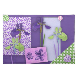 Iris Scrapbook Placemat