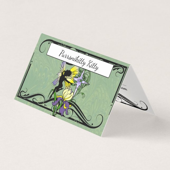Iris Shadow Fairy Business Card (Front)