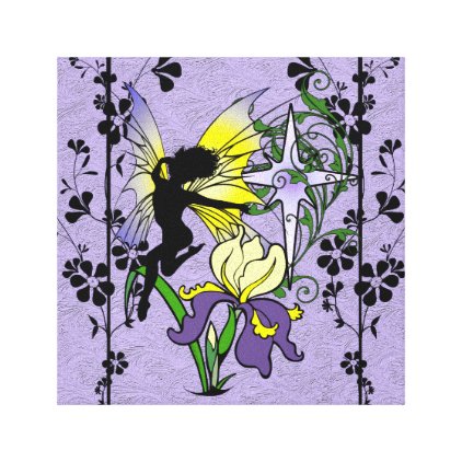 Iris Shadow Fairy Canvas Print