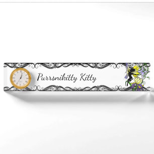 Iris Shadow Fairy Desk Name Plate