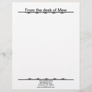 Iris Shadow Fairy Letterhead