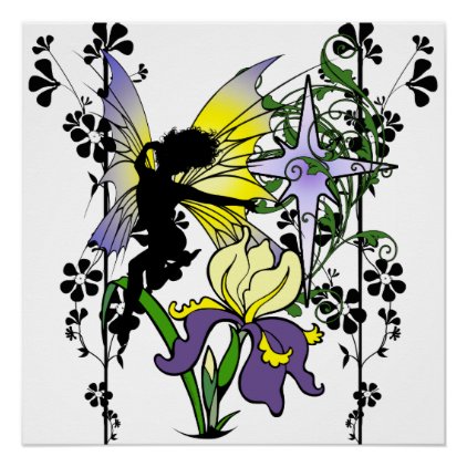 Iris Shadow Fairy Poster