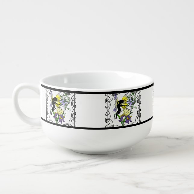 Iris Shadow Fairy Soup Mug (Right)