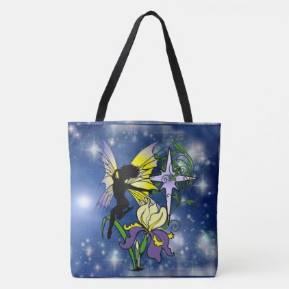 Iris Shadow Fairy Tote Bag