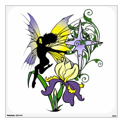 Iris Shadow Fairy Wall Sticker