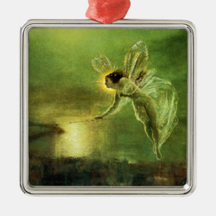 Iris, Spirit of the Night Metal Ornament