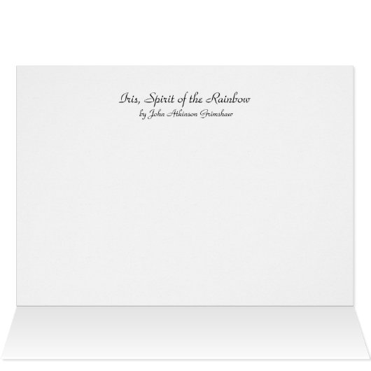 Iris, Spirit of the Rainbow (Inside Horizontal (Top))