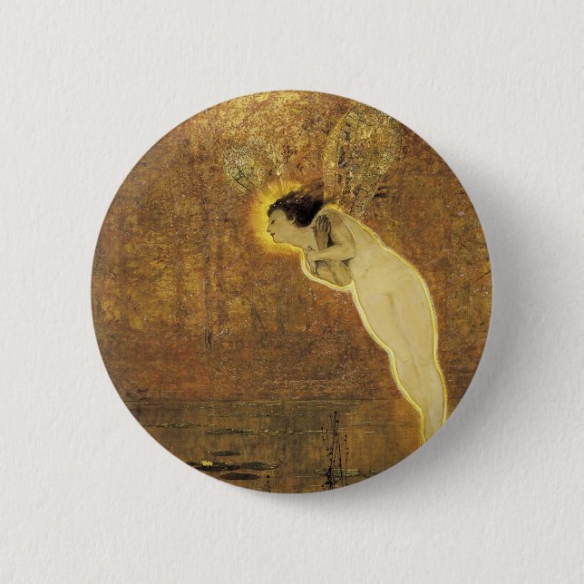 Iris, Spirit of the Rainbow Button (Front)