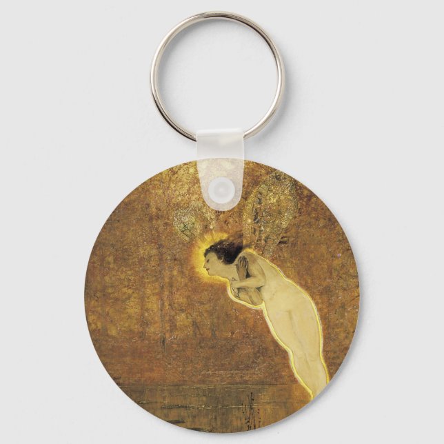 Iris, Spirit of the Rainbow Keychain (Front)