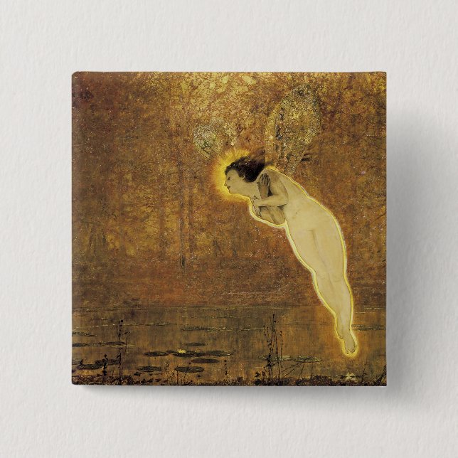 Iris, Spirit of the Rainbow Pinback Button (Front)