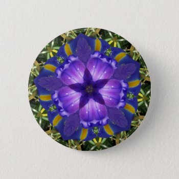 Iris Star Button by purplestuff at Zazzle