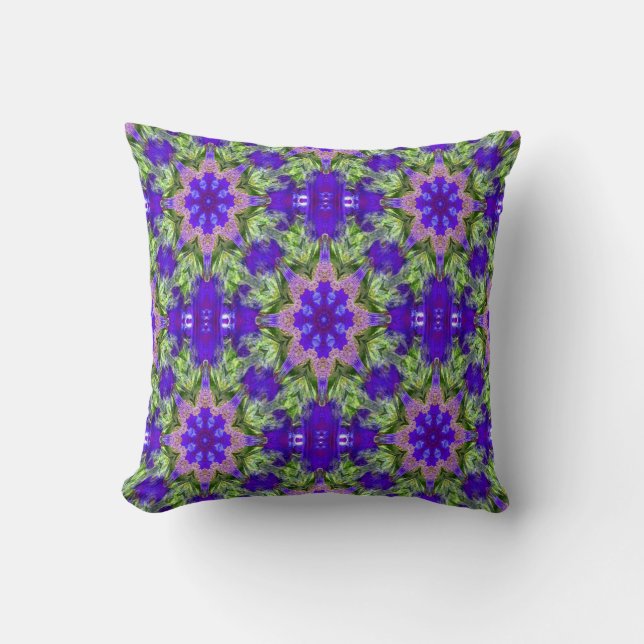 Iris Stars...... Throw Pillow (Front)