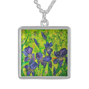 Iris Sterling Necklace