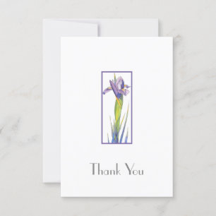 Iris thank you card