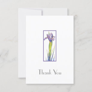 Iris  thank you card