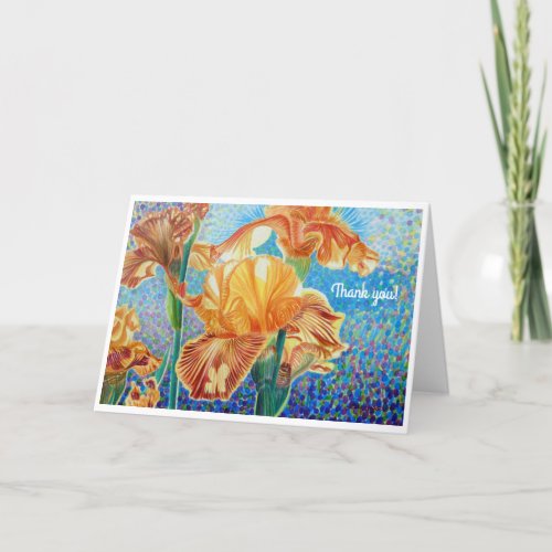 Iris Thank You Notecard