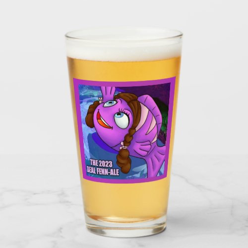 Iris the fish Beer Glass