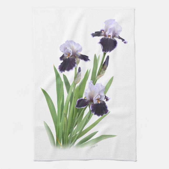 Iris Trio Towel (Vertical)