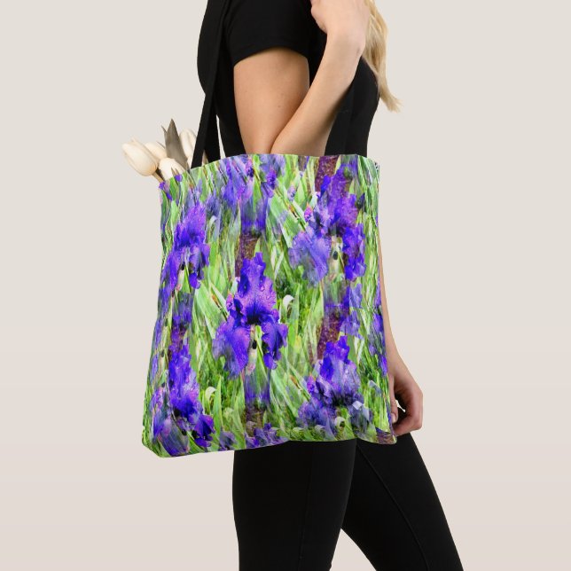Iris Twirl..... Tote Bag (Close Up)