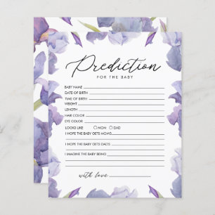 Iris Watercolor Floral Prediction For Baby Game