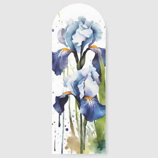 Iris - Watercolor flowers Bookmarks