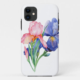 Iris watercolor iphone case