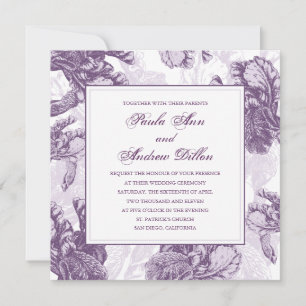 Iris Wedding Invitation