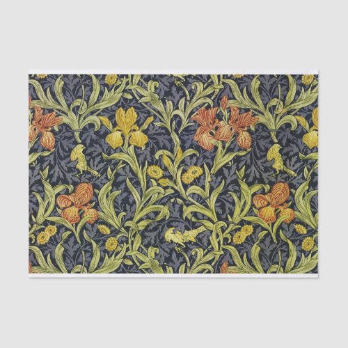 Iris William Morris Pattern Tissue Paper