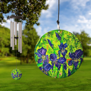 iris wind chime
