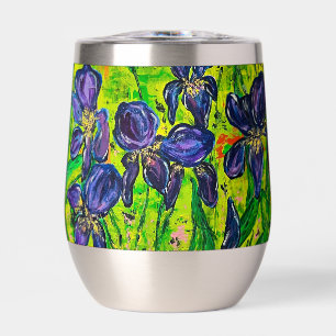 Iris Wine Tumbler hot or cold
