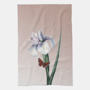 Iris with Butterfly Kitchen Towel
