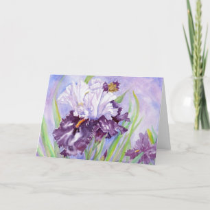 Iris XII Blank Notecard