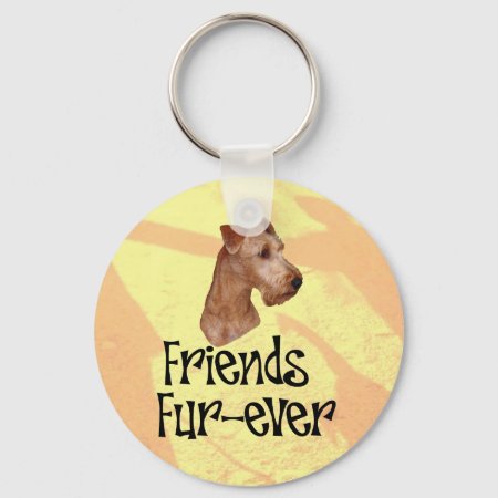 Irisch Terrier "friends Fur-ever" Keychain