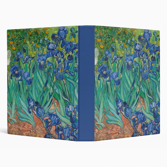 Irises, 1889 3 ring binder (Background)