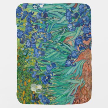 Irises  1889 Baby Blanket by vintage_gift_shop at Zazzle