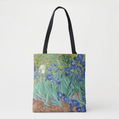 Irises 1889 by Vincent Van Gogh Tote Bag