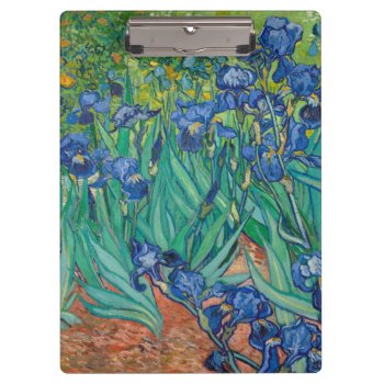 Irises  1889 Clipboard by vintage_gift_shop at Zazzle