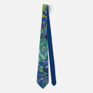 Irises, 1889 neck tie