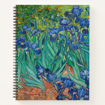 Irises  1889 Notebook by vintage_gift_shop at Zazzle