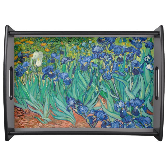 Irises, 1889 serving tray (Front)