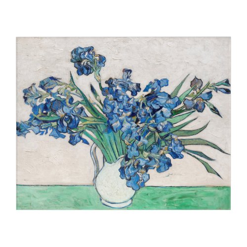 Irises 1890 by Vincent Van Gogh Acrylic Print