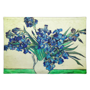 Irises (1890) by Vincent Van Gogh Cloth Placemat